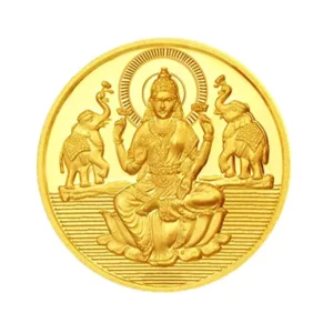 22K (916) Lakshmi Gold Coin with BIS Hallmark (1 Gram)
