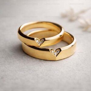 22K (916) Gold Couple wedding Ring (Yellow gold, 8 Gram)