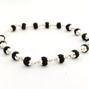 Original 925 Silver Karungali Bracelet (7 MM)