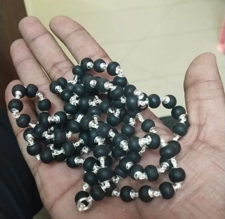 Original 925 Silver Karungali malai (54 Beads) - Image 2