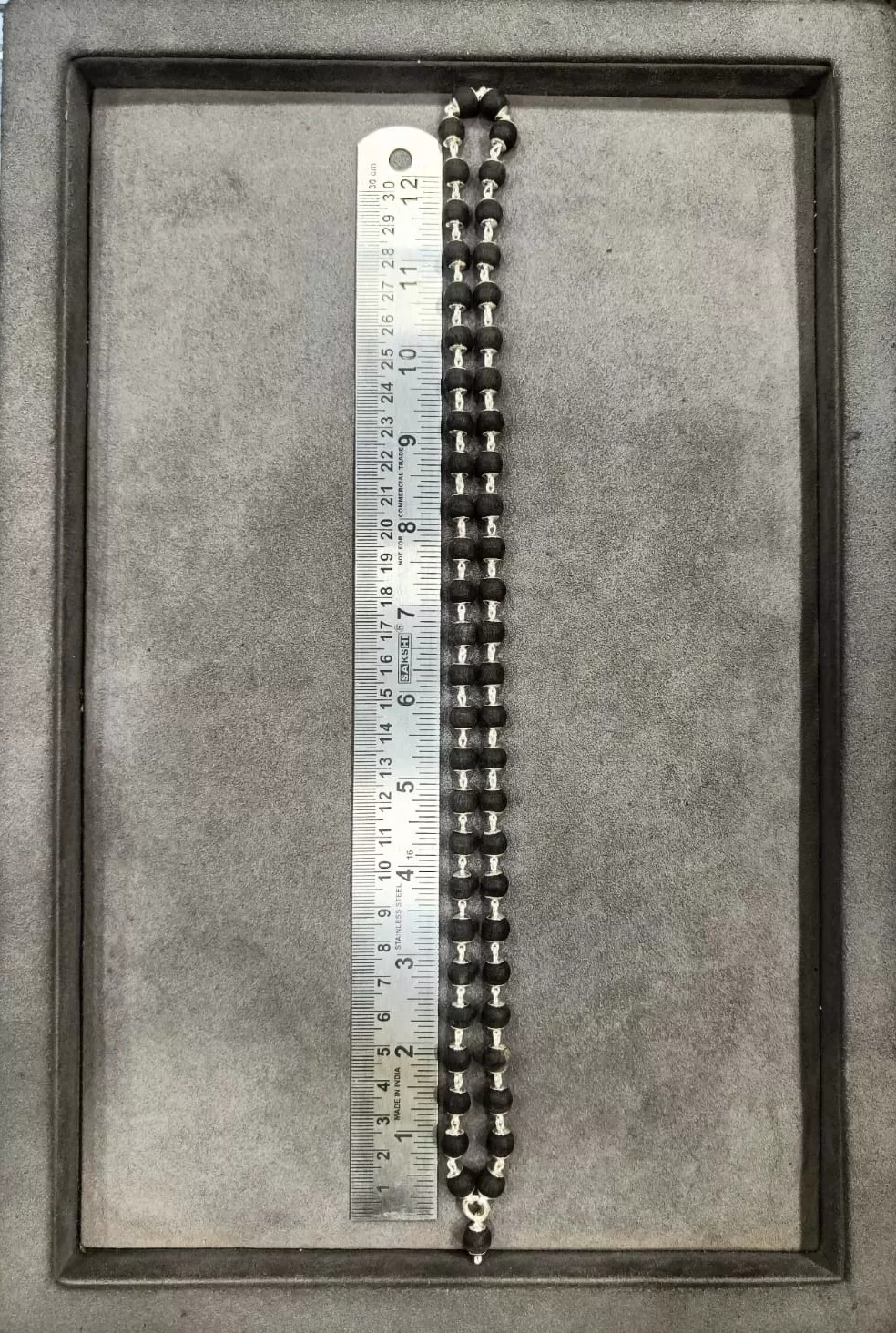 Original 925 Silver Karungali malai (54 Beads) - Image 3