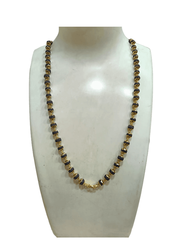 22K (916) Gold Karungali malai (54 Beads) with BIS Hallmark (18 Gram) - Image 4