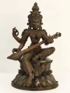 Panchaloga/Impon Goddess Saraswati Statue (15 inch)