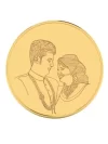 22K (916) Photo Engraved Gold Coin with BIS Hallmark (2 Gram)
