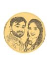 22K (916) Photo Engraved Gold Coin with BIS Hallmark (4 Gram)
