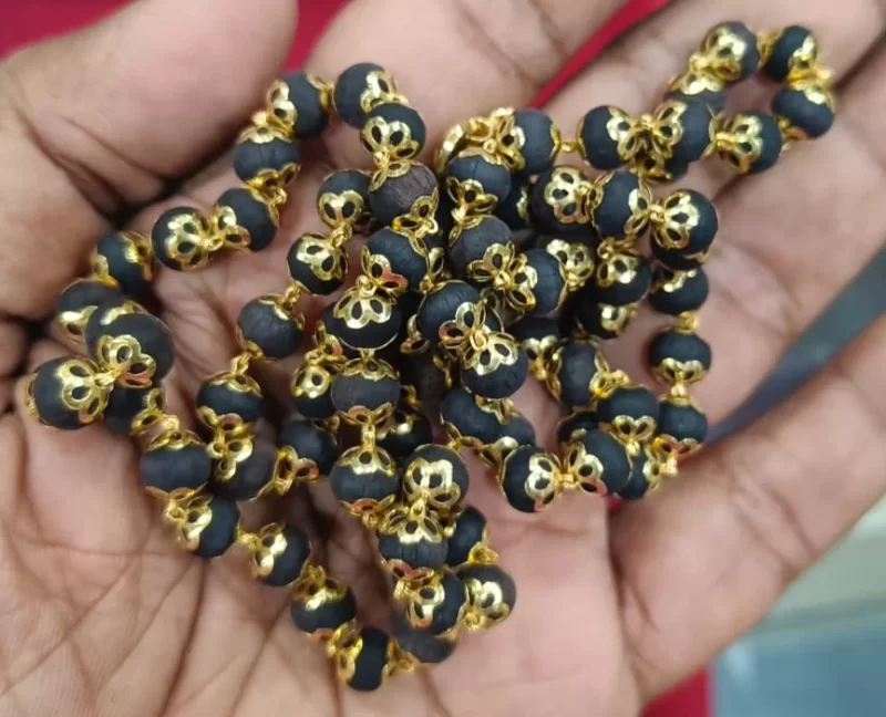 22K (916) Gold Karungali malai (54 Beads) with BIS Hallmark (18 Gram) - Image 3