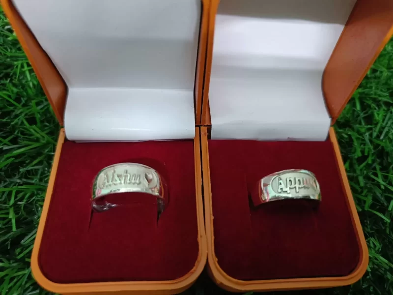925 Silver Name Ring for Men and Women | Customized silver ring with name - Image 4