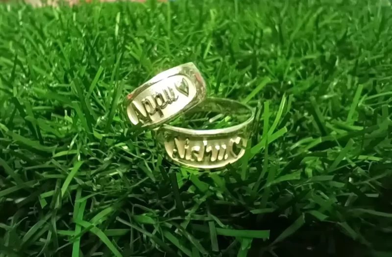 925 Silver Name Ring for Men and Women | Customized silver ring with name - Image 5