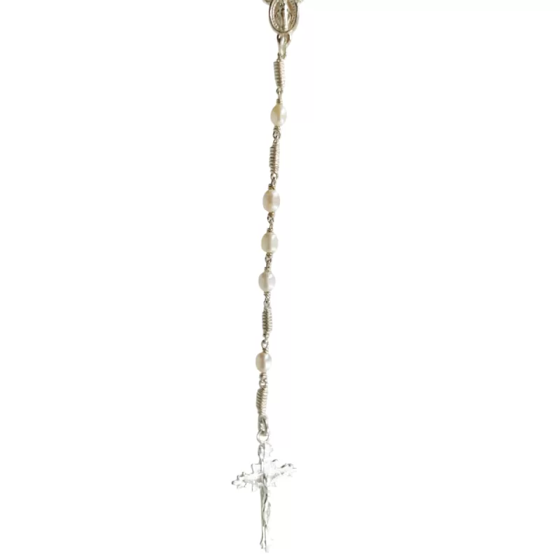 Original 925 silver pearl rosary for women - Image 4