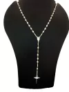 Original 925 silver pearl rosary for women