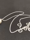 925 Sterling Silver Chain with Lustrous Pearl Pendant| Best Gift for Women & Girls | Lab Certified Freshwater Pearl