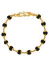 22K 916 Gold Karungali Bracelet with BIS Hallmark (6 Gram)
