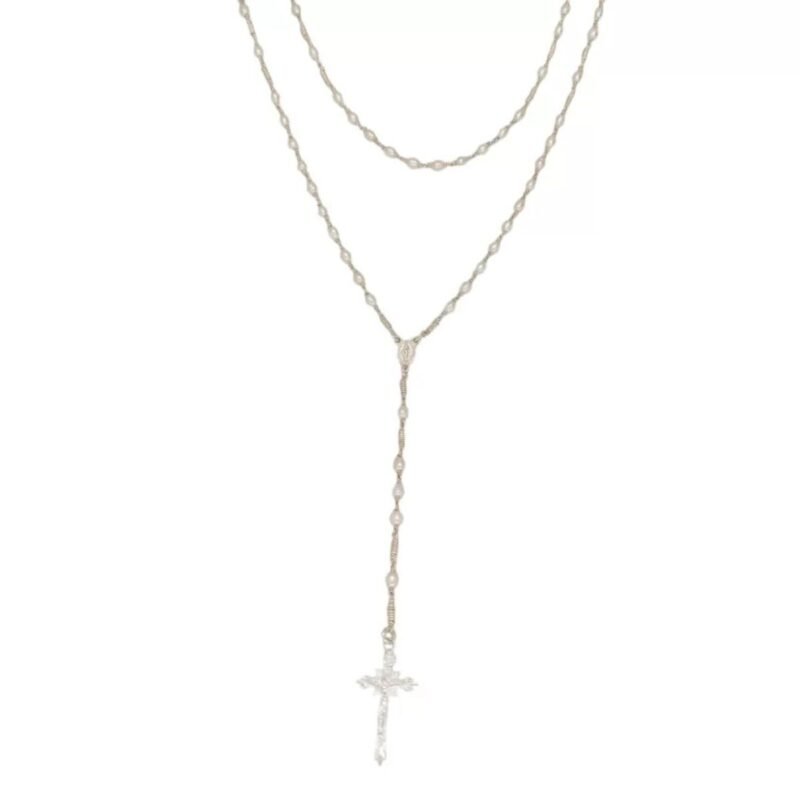 Sterling Silver Rosary chain for men and women - Image 2