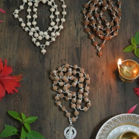 925 Silver Ayyappa Mala - Combo Pack of 3 Mala